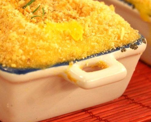 Escondidinho de peixe com mandioquinha