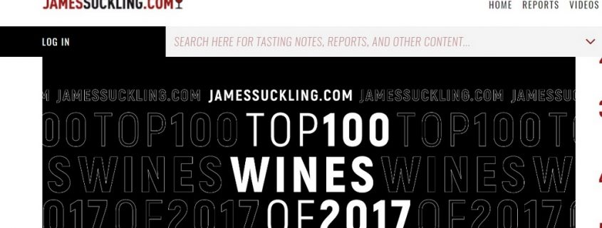 JAMES SUCKLING TOP 100 WINES OF 2017